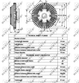 WILMINK GROUP wg1720948 -  Сцепление, вентилятор радиатора